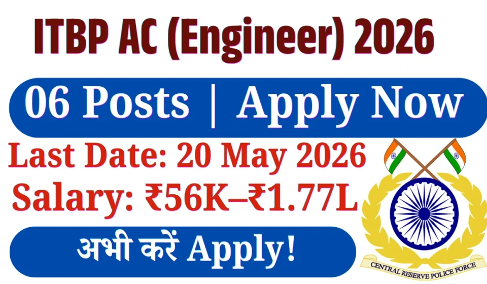 ITBP AC (Engineer) 2026