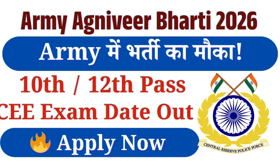 Indian Army Agniveer CEE Recruitment 2026-27