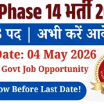 SSC Phase 14 Recruitment 2026